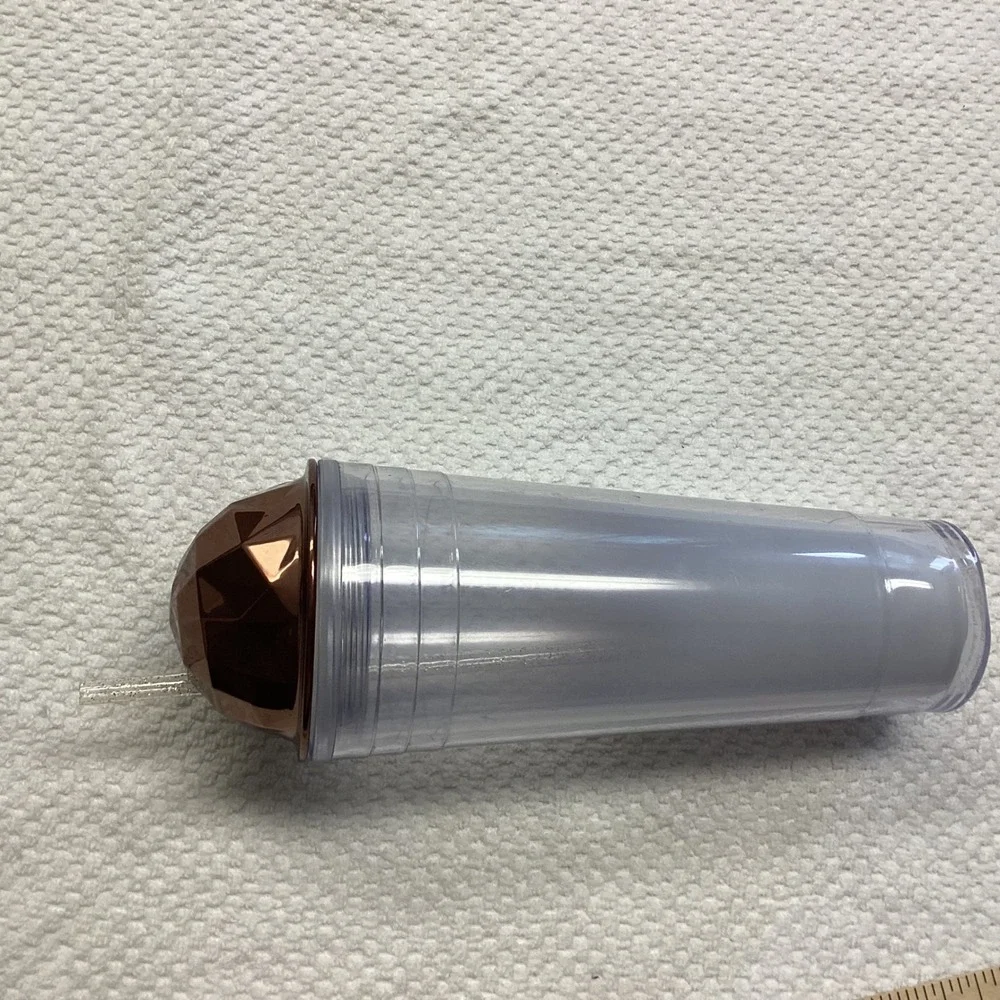 Starbucks Venti  Frosted Copper Dome Tumbler 24 oz Double Wall‎ VGUC