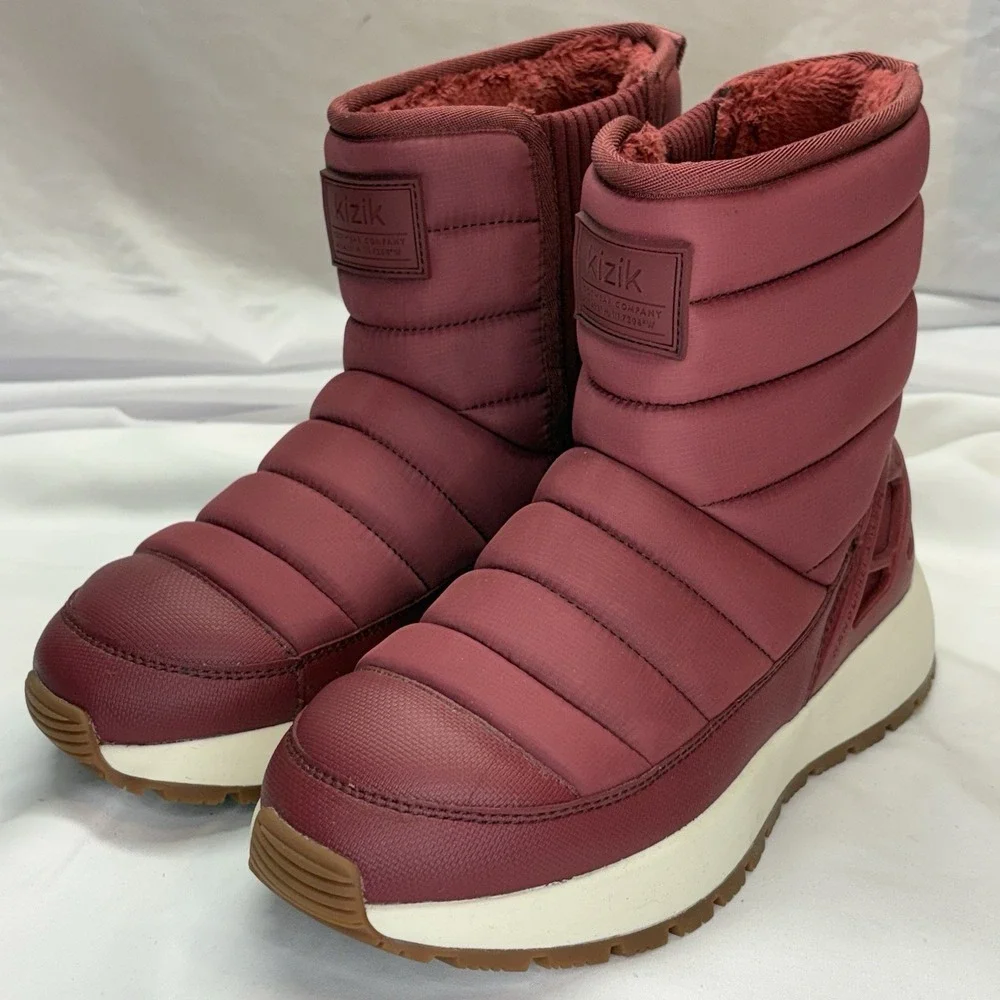 Kizik Juno‎ Mid Womens US 9 Handsfree Slip-On Boot Water Resistant Runs Small
