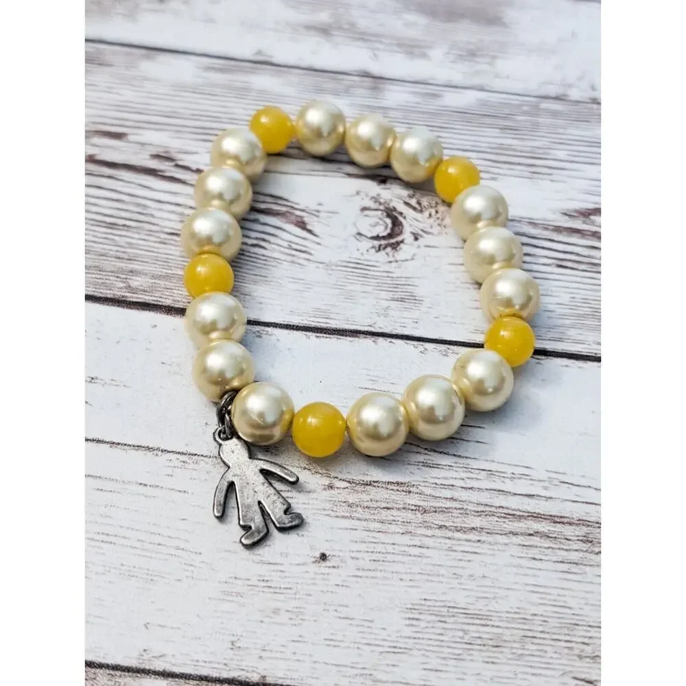 Vintage stretch bracelet