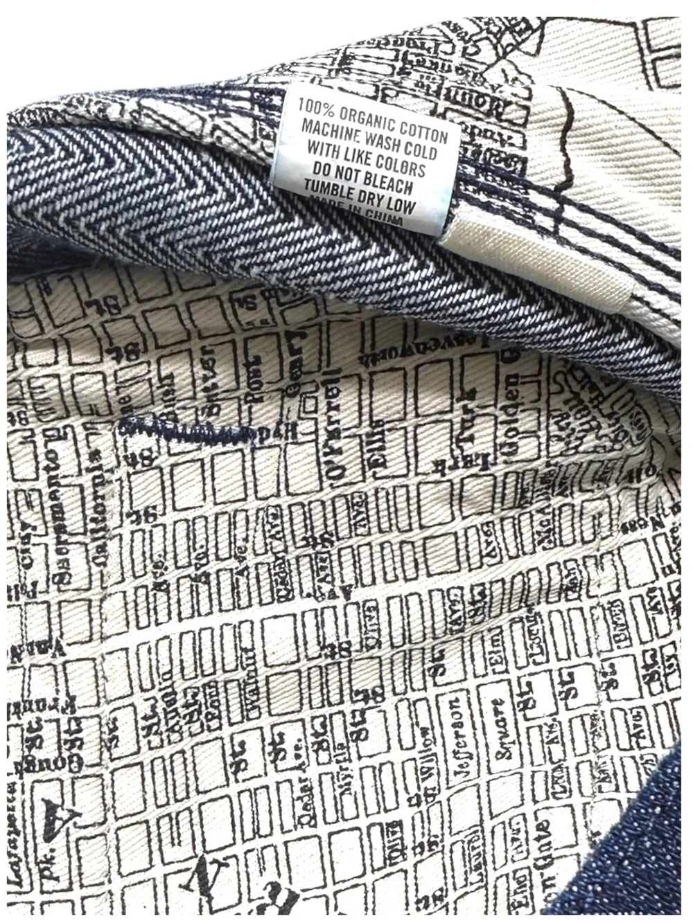 Taylor Stitch Morse Pant Washed Indigo Stripe Organic Cotton Tailored 32x34