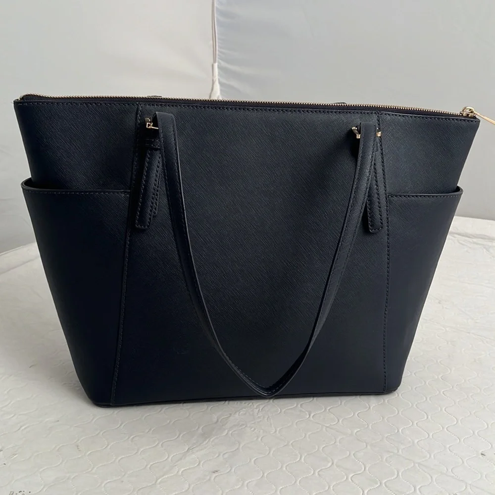 Michael Kors navy blue Jet Set large tote 30F4GTTT9L-414