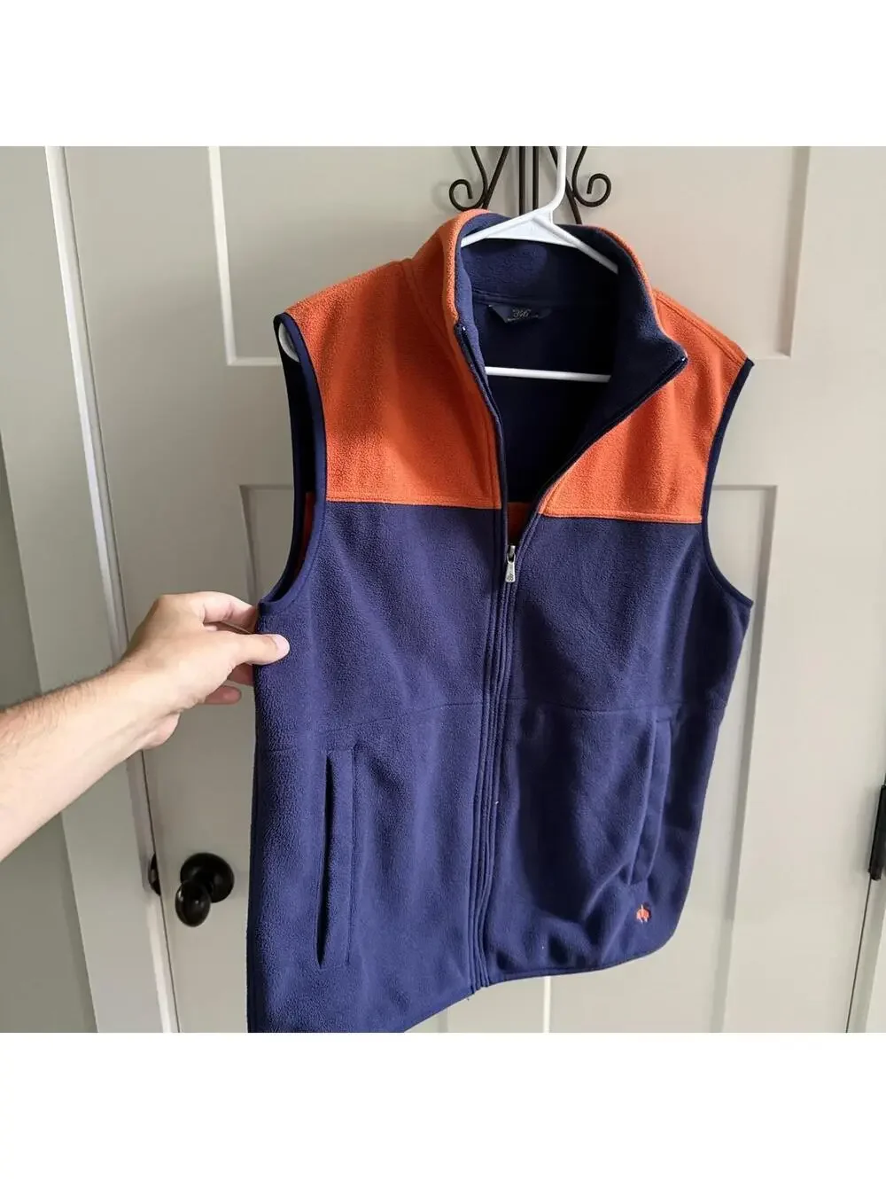 Brooks Brothers heritage orange colorblock