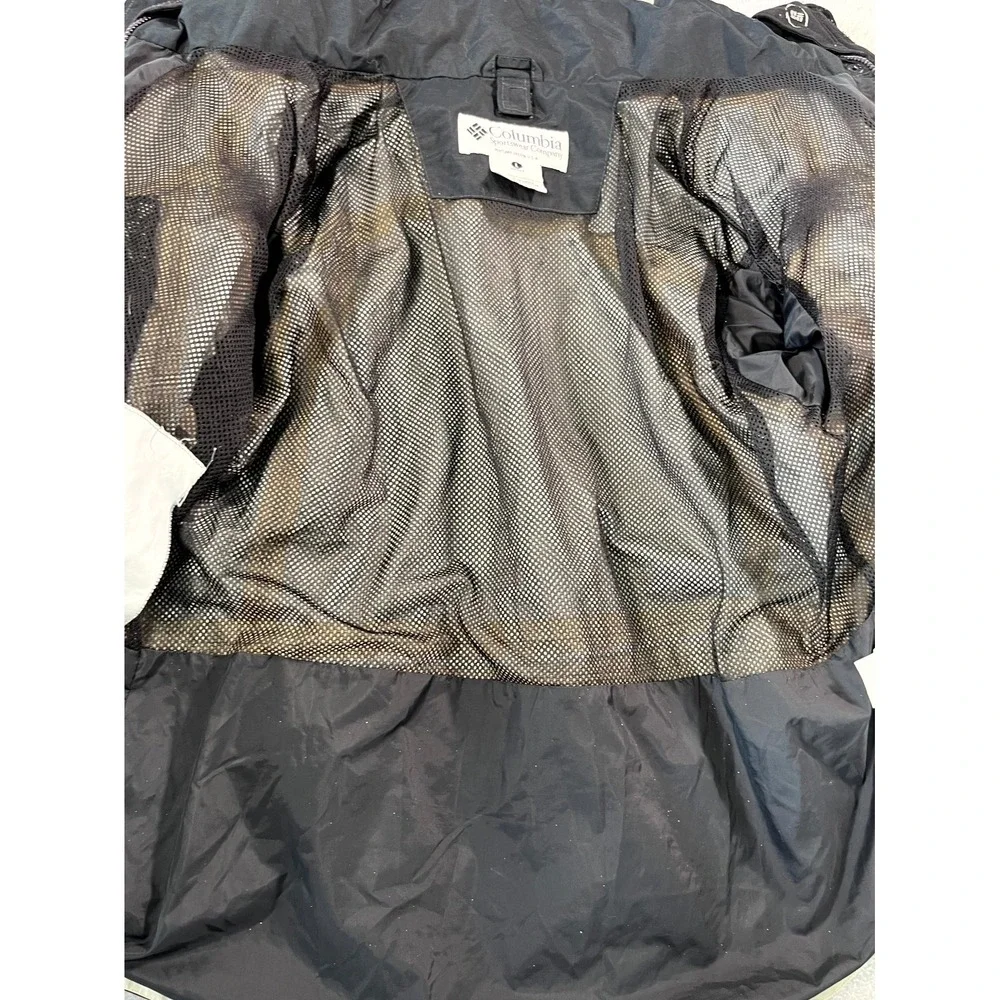 Columbia Omni-Tech Waterproof Jacket Womens Large Multicolor Mesh Lined Full Zip