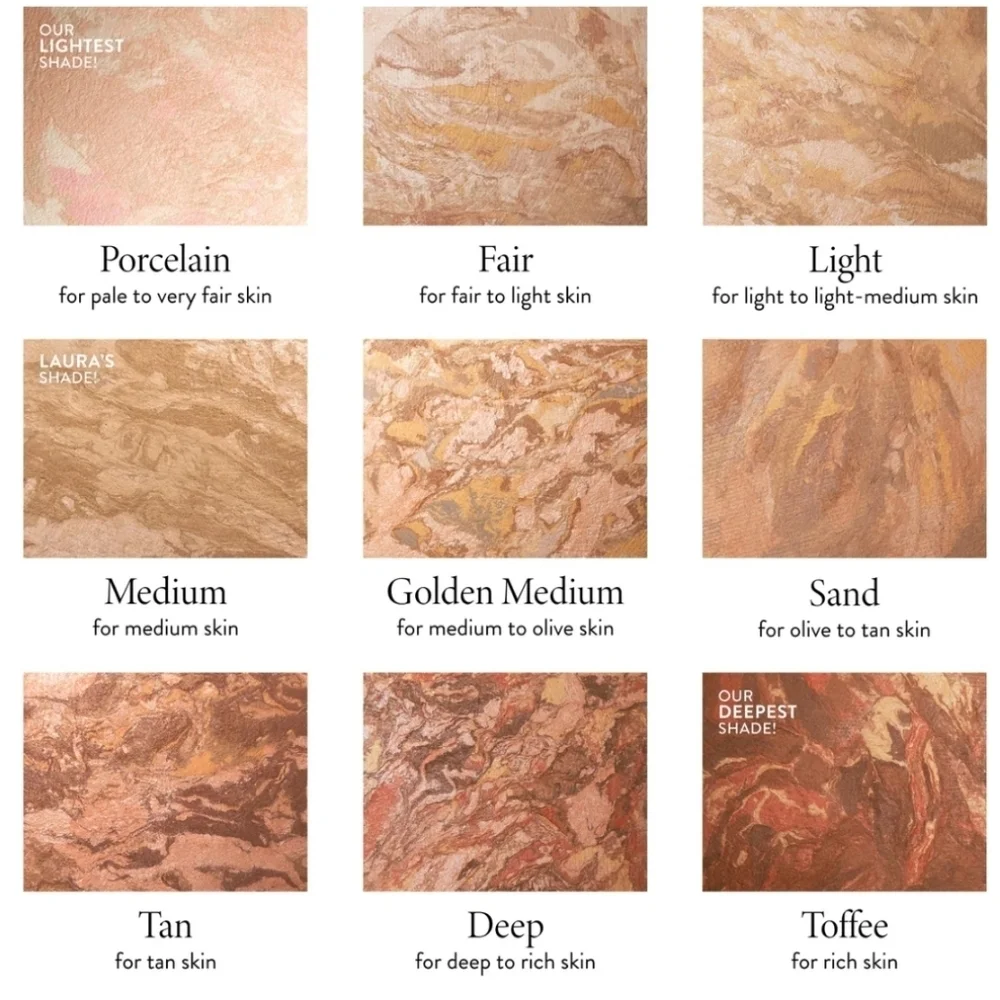 Laura Geller swirls color