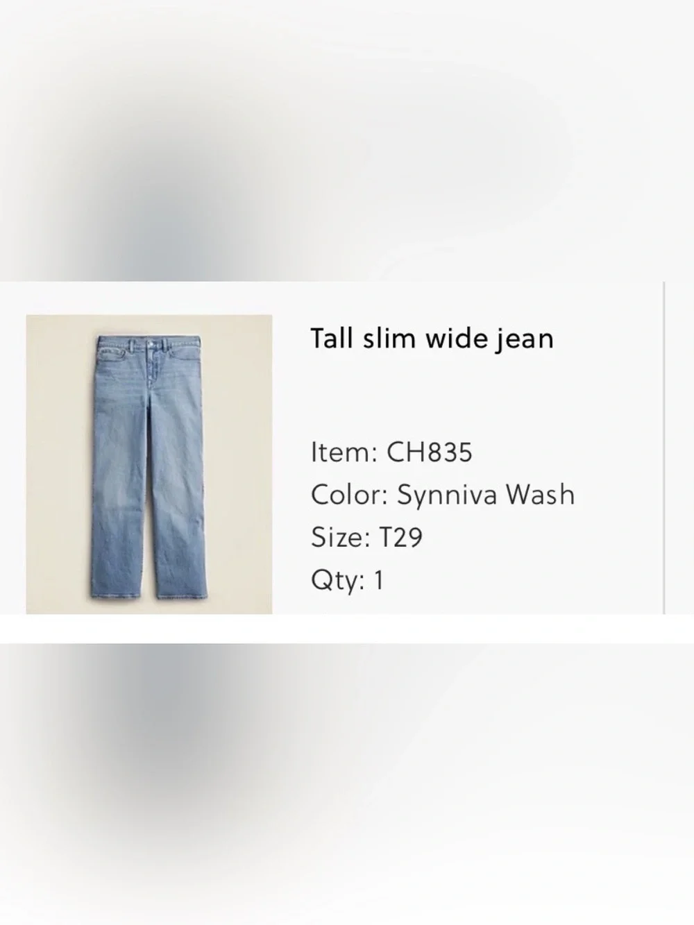 J. Crew straight leg