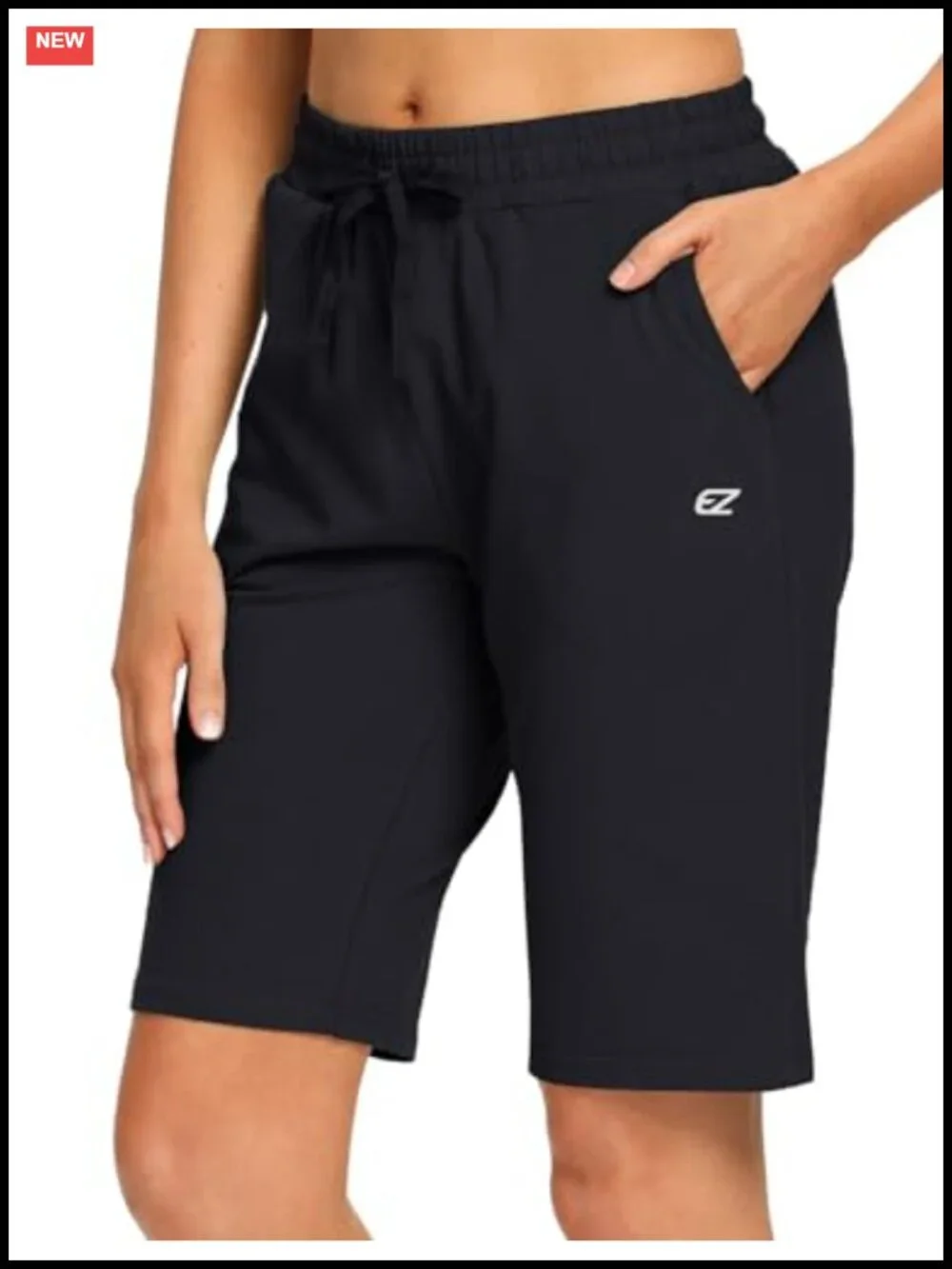 Women's Cotton Blend Bermuda Shorts 10