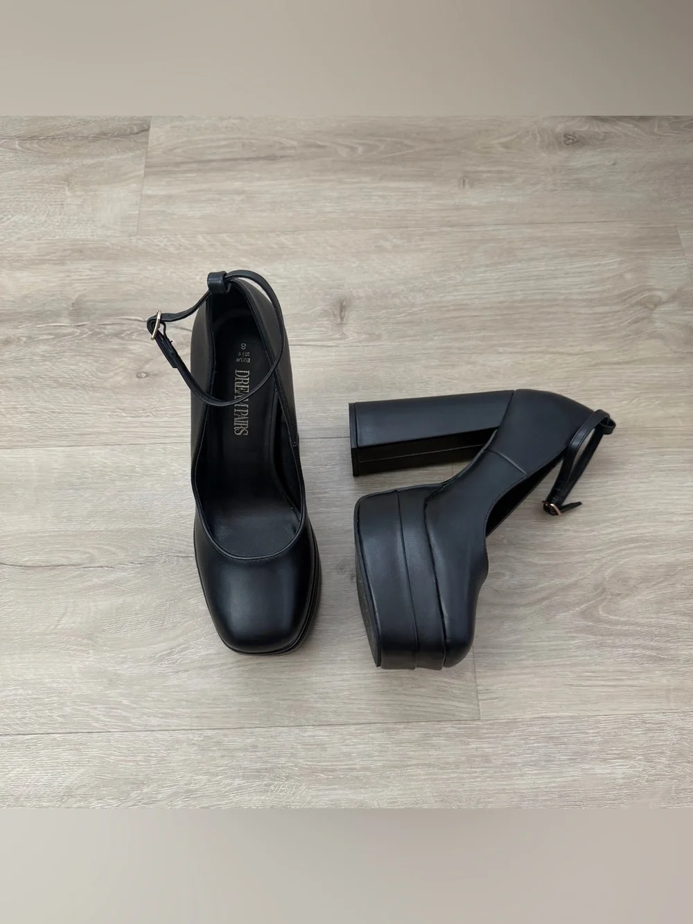 Women's Mary Jane Platform Heel Pumps 5.5