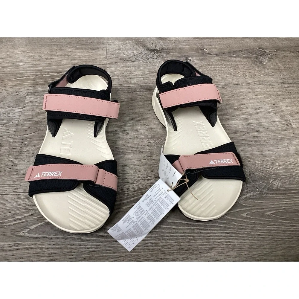 New Adidas Mens 12 Pink Terrex Hydroterra Sandals JQ2239 Slip On NEW NWT