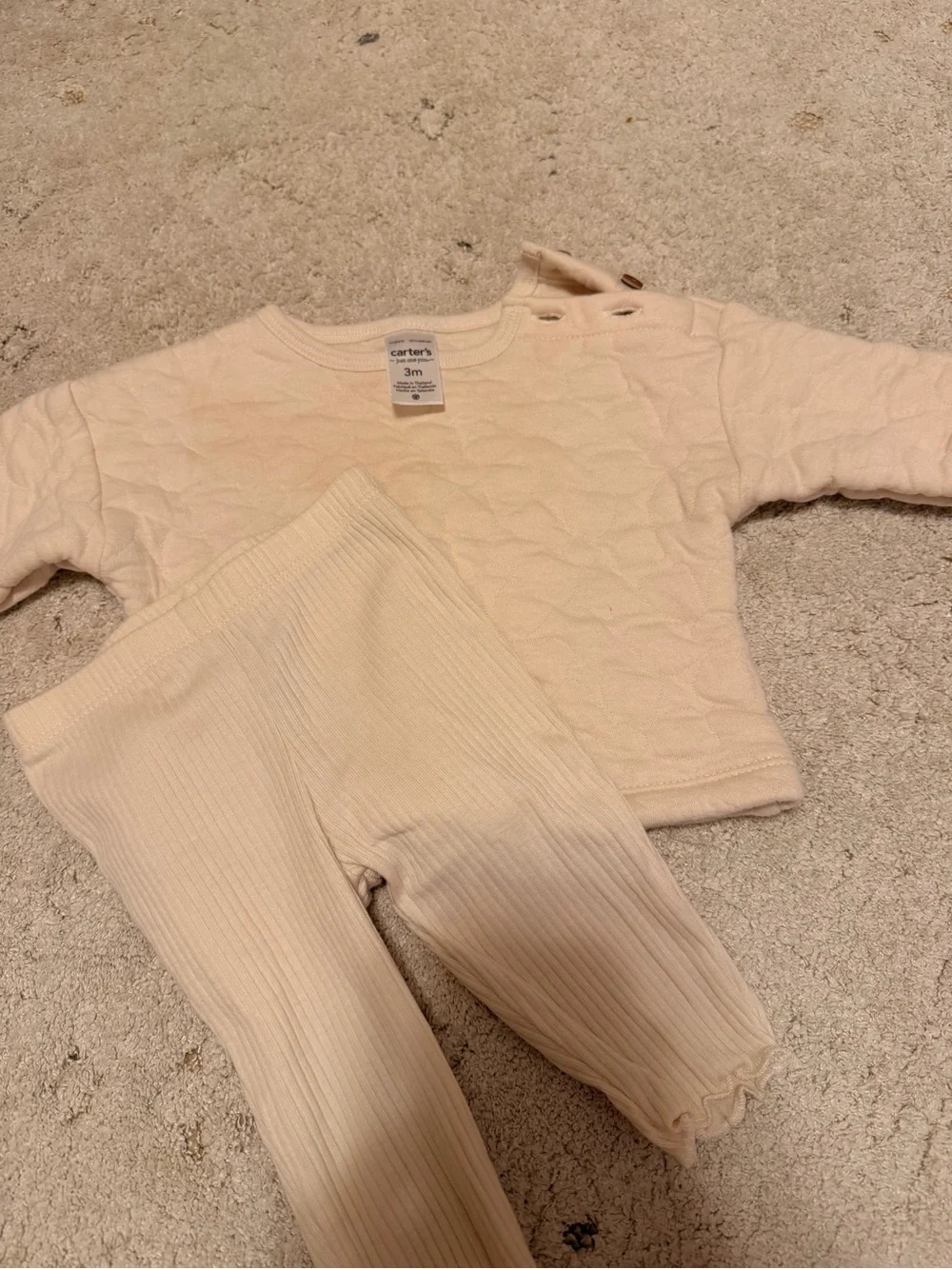Carters all sweatshirt cream