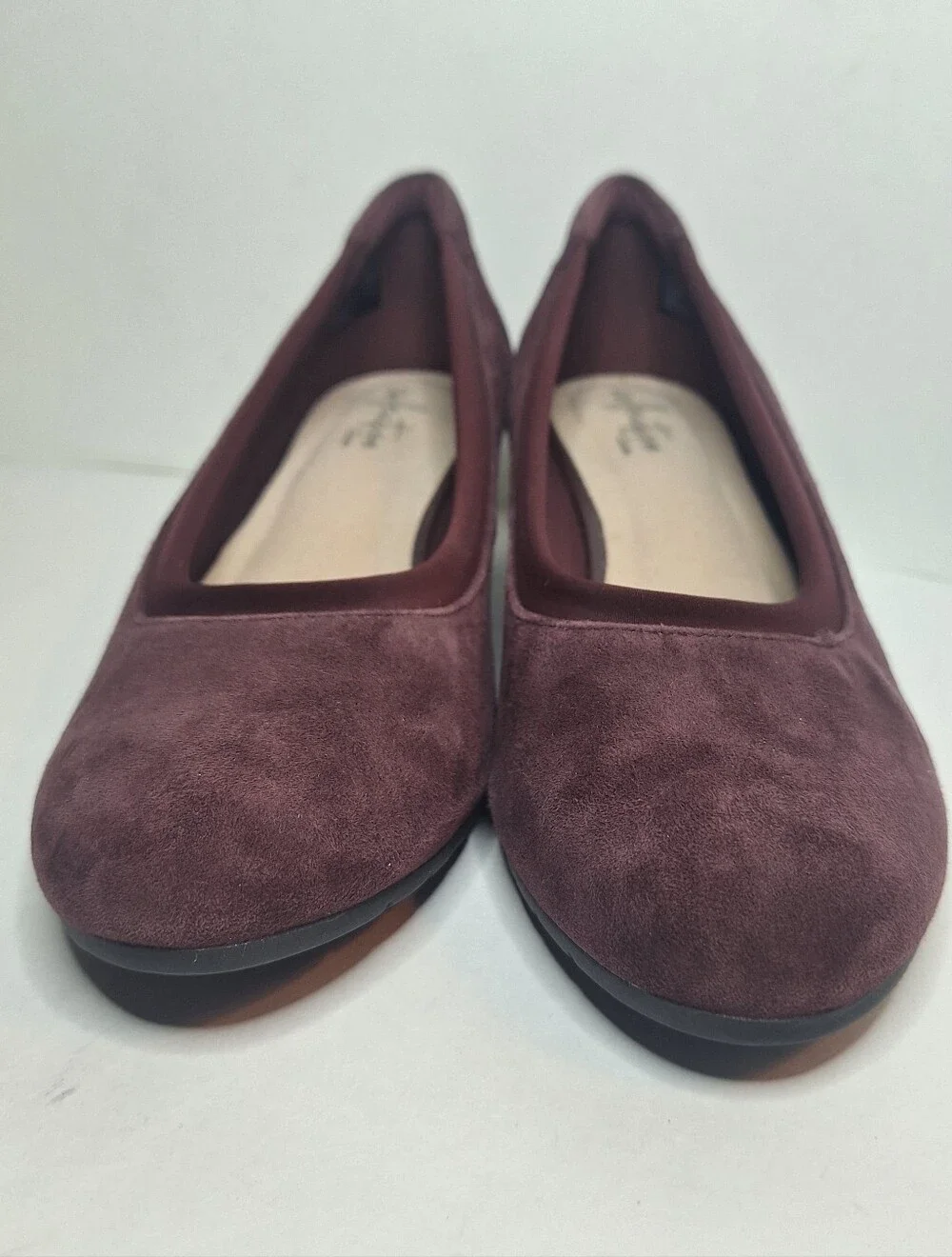 Clarks mallory suede