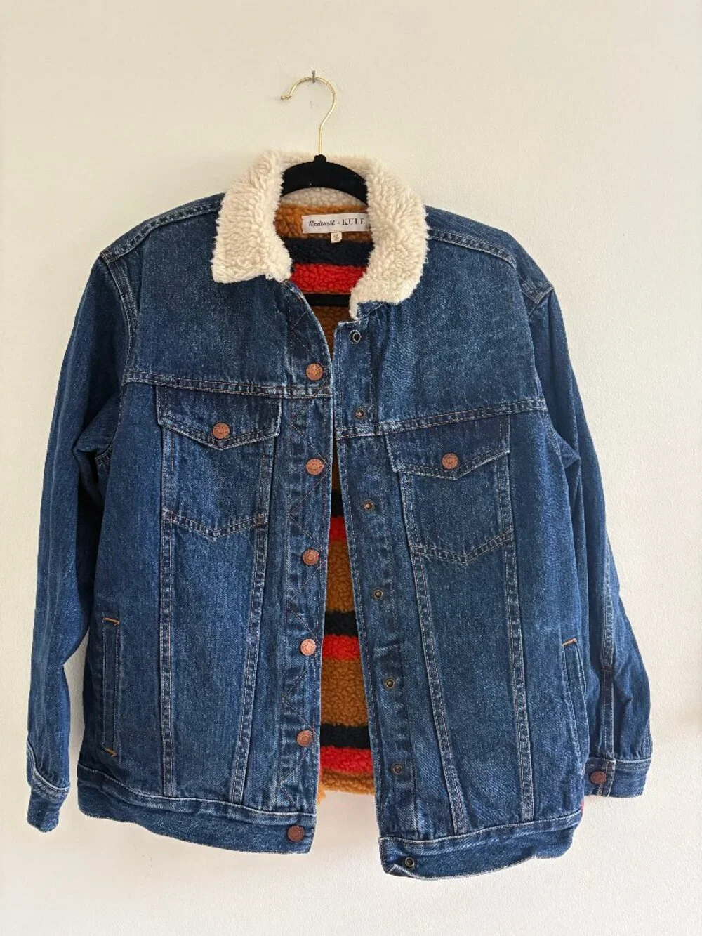 Madewell x KULE Jean Jacket with Fleece Insert