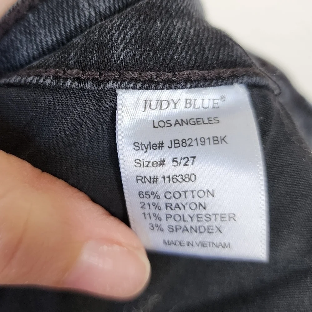 Judy Blue Becky Buffalo Plaid Jeans 5/27