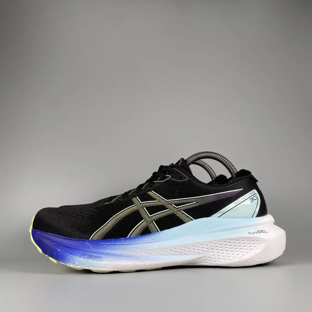 Asics Gel-Kayano 30 Women's Size 8.5 Black Running Shoes Road Sneaker Casual GUC