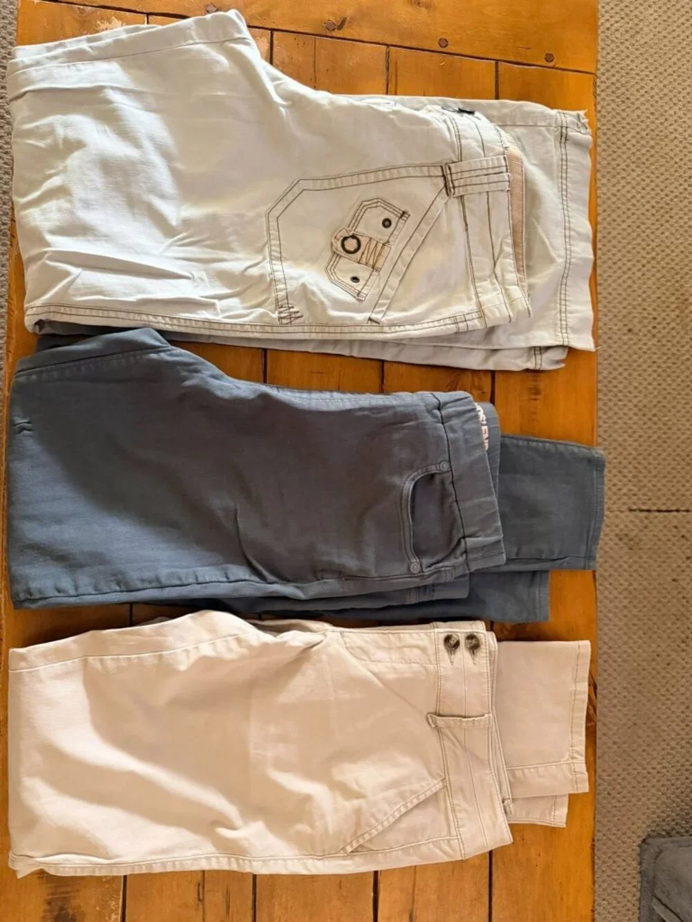 3 Assorted Womens Casual Cotton Pants In size 12