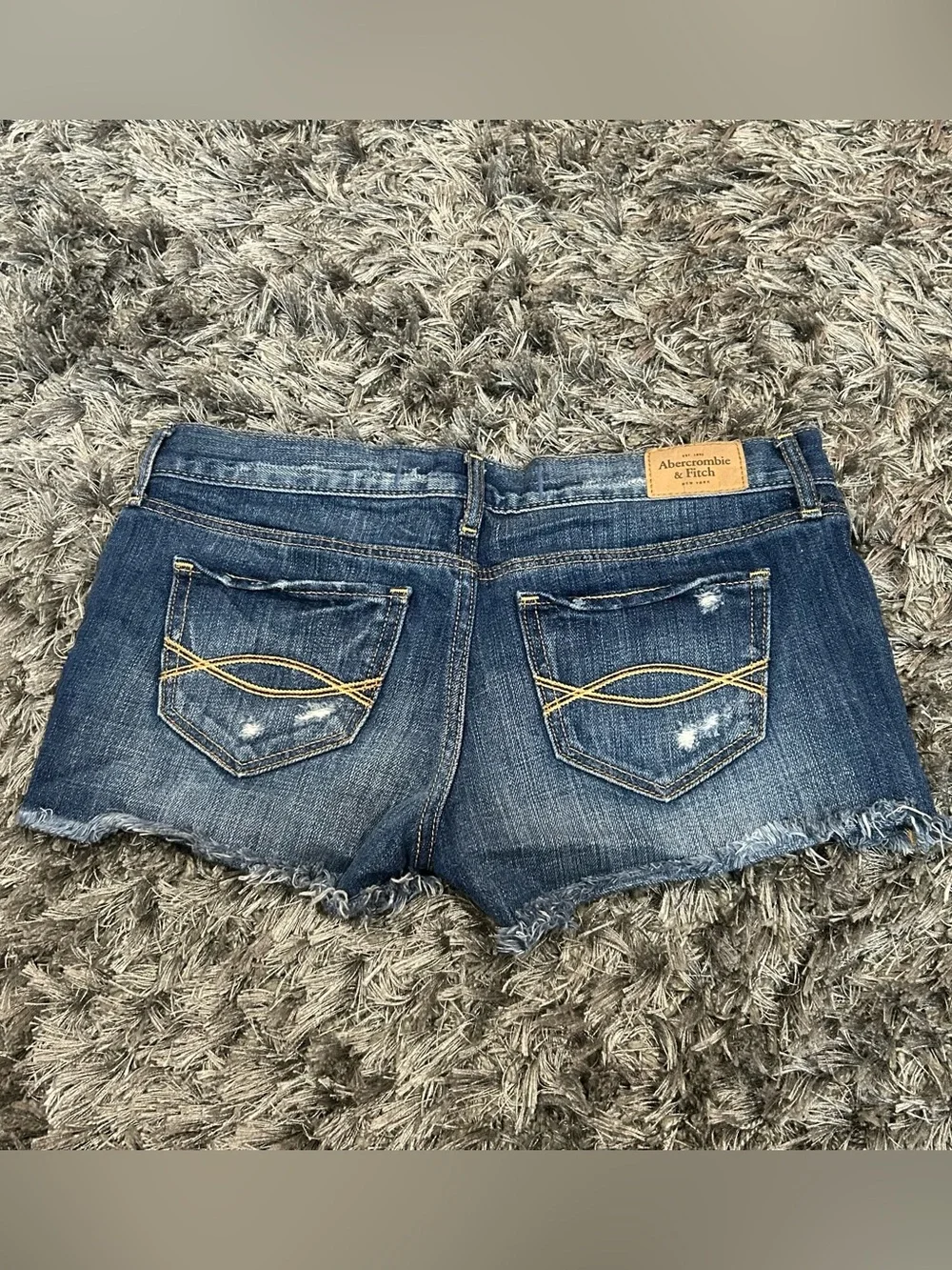 Abercrombie & Fitch pocket faded shorts
