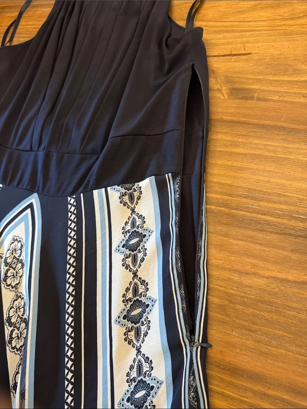 Sandra Darren Paisley Maxi Dress