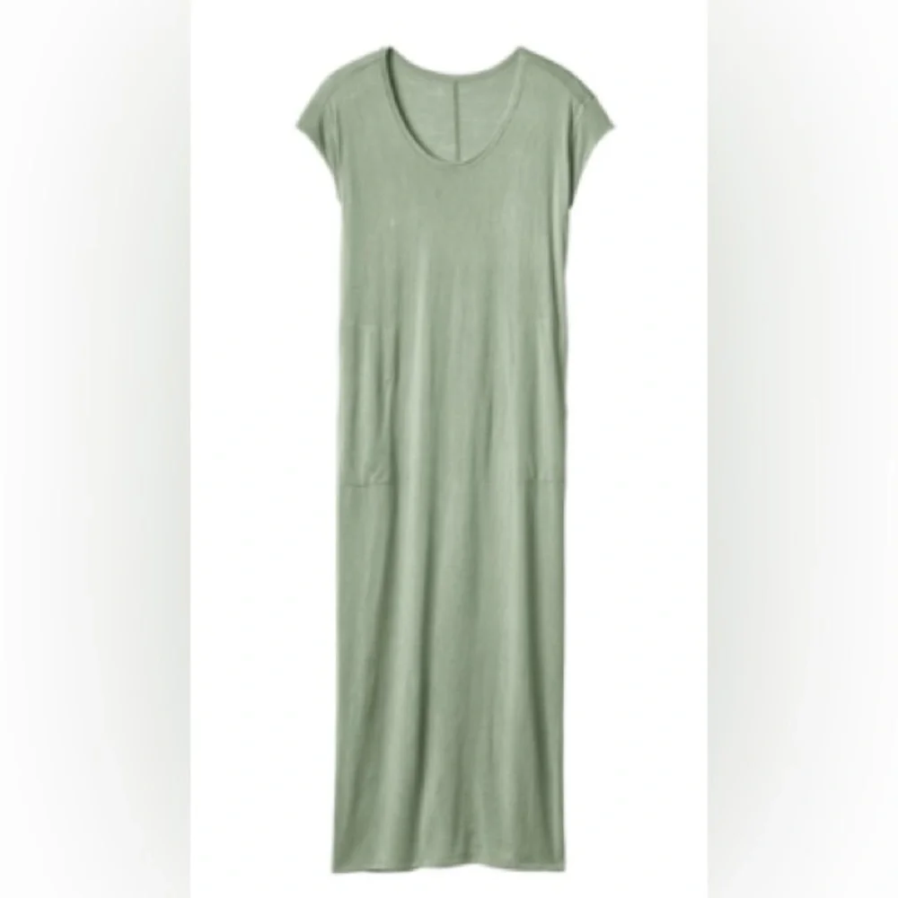 Athleta Martinique Maxi Dress Sage Size M Modal Casual Loungewear