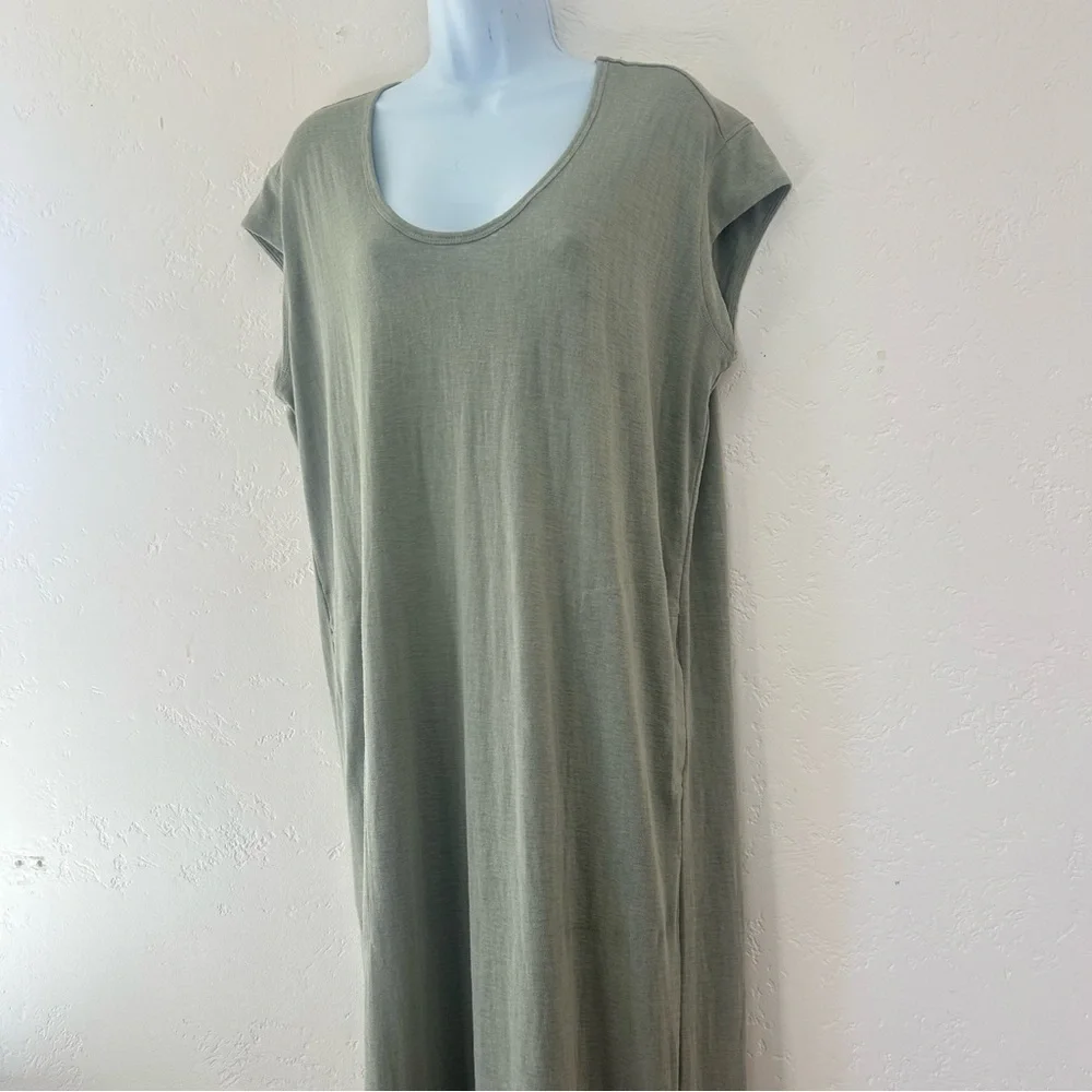 Athleta Martinique Maxi Dress Sage Size M Modal Casual Loungewear