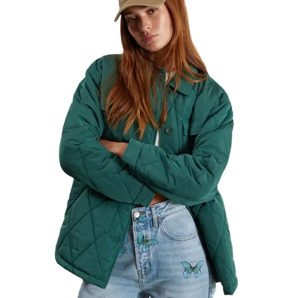 LA Hearts Button Down Quilted Shacket XS/S
