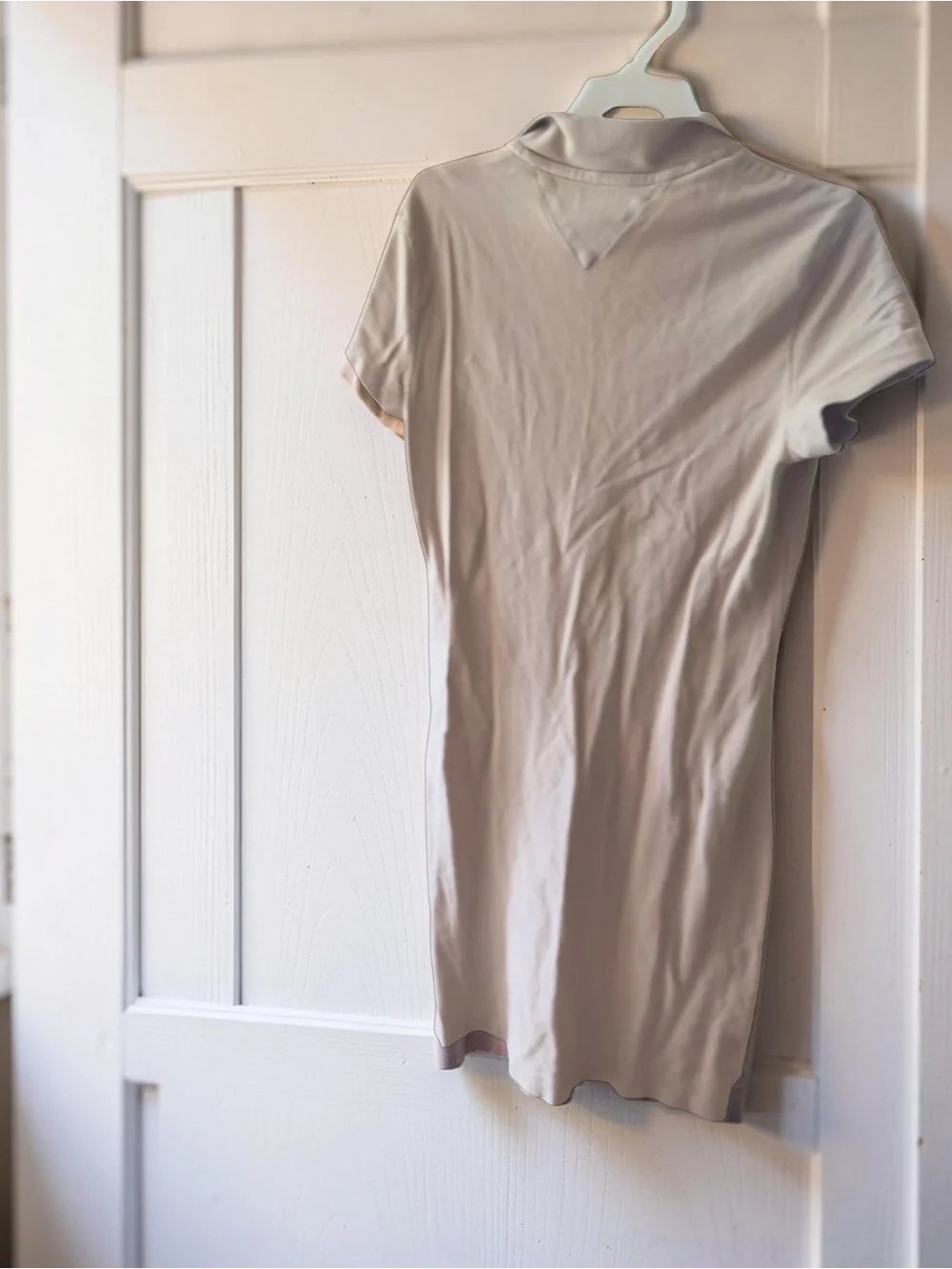Tommy Hilfiger Classic Polo Shirt Dress in Beige