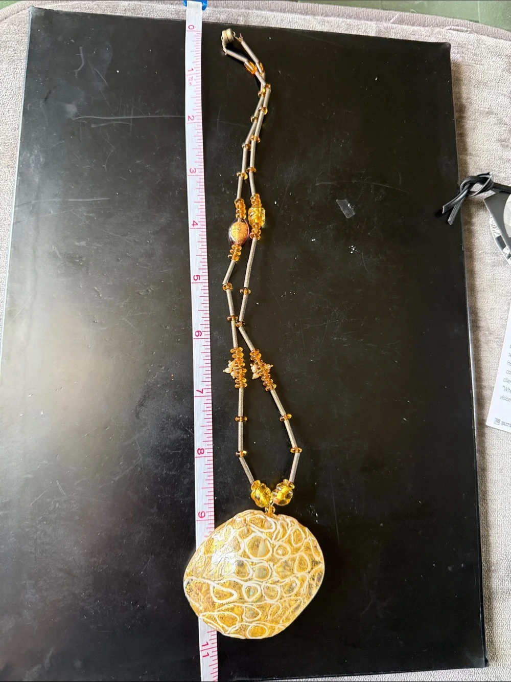 EMD- Italian Morano Glass elegant gold