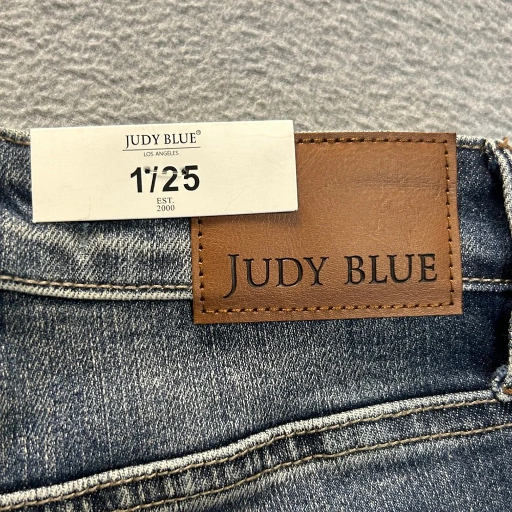 Judy Blue  High Rise Flare Leg Jeans Womens 1/25 Medium Wash Blue Denim