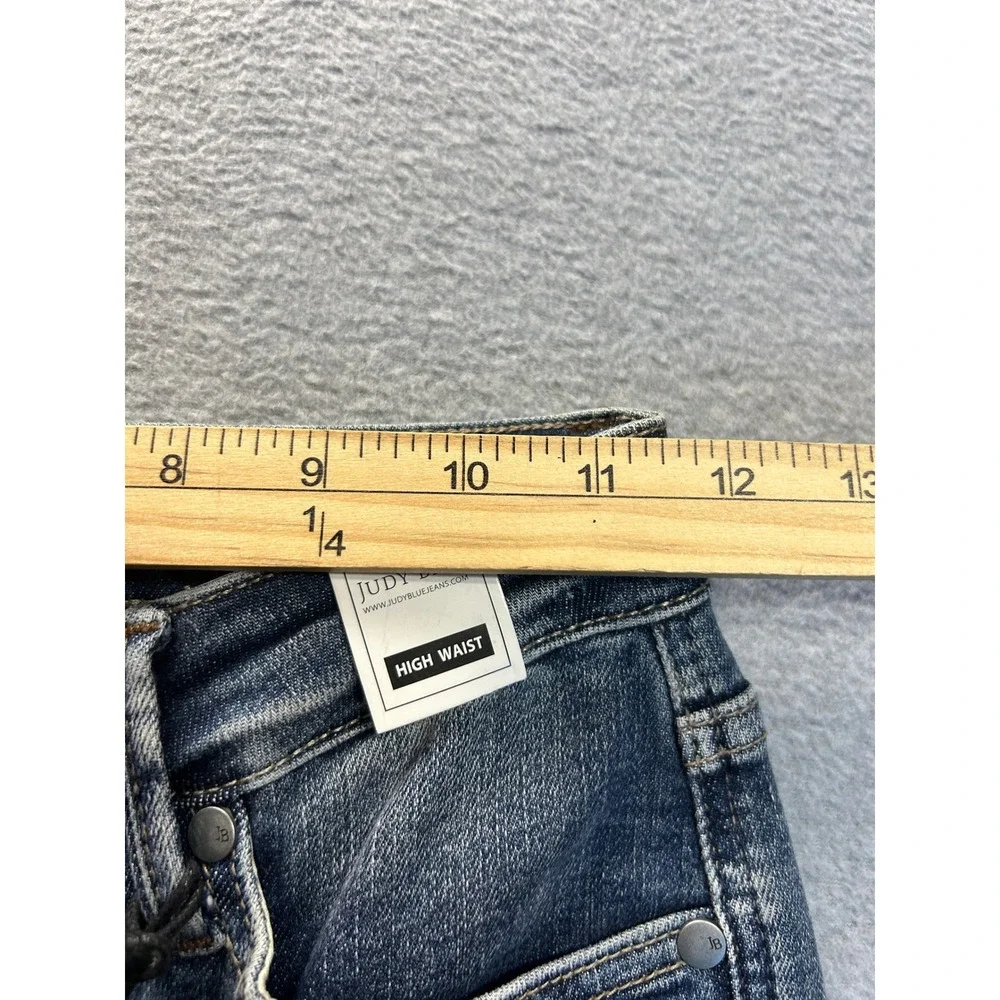 Judy Blue  High Rise Flare Leg Jeans Womens 1/25 Medium Wash Blue Denim