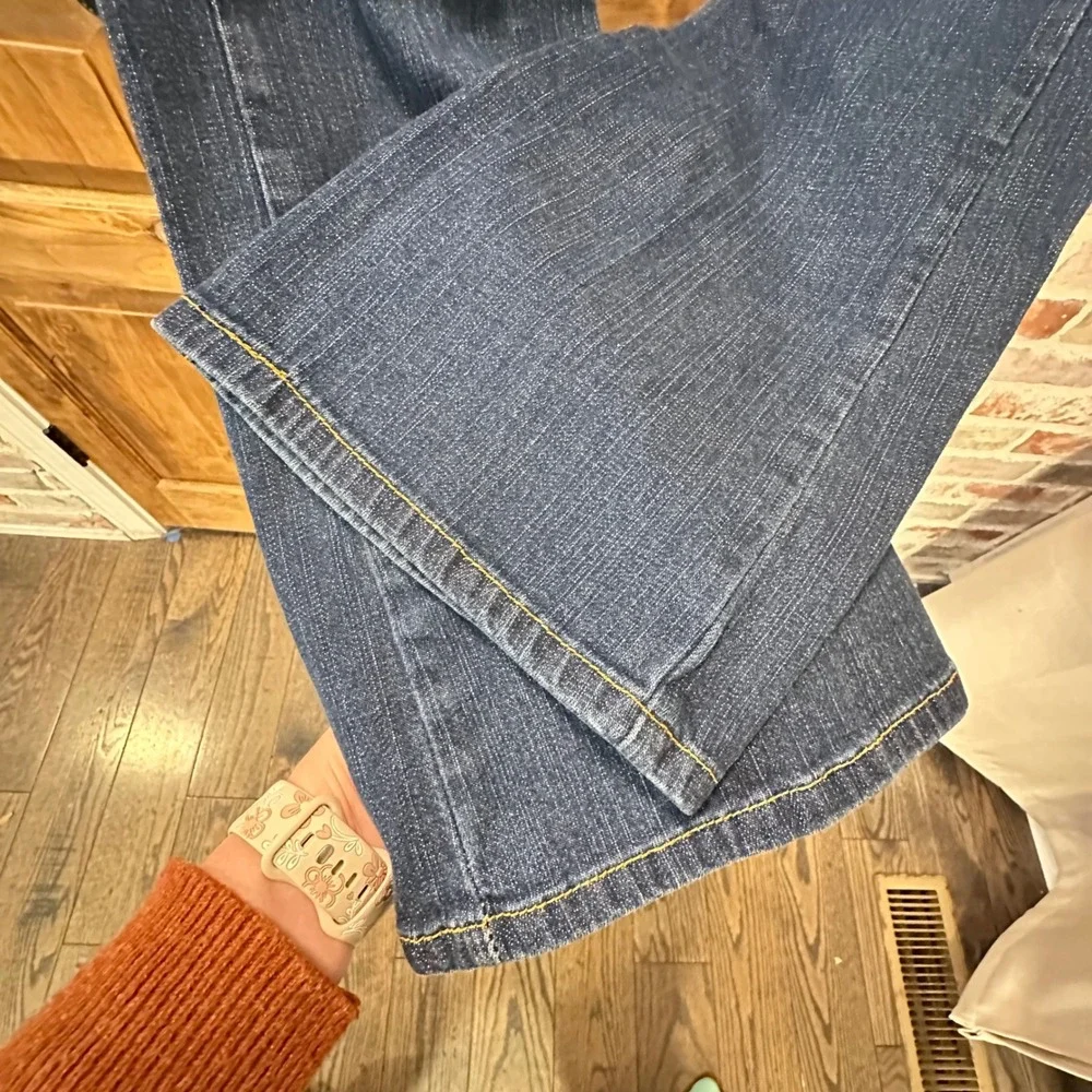 Levis 515 Bootcut Jeans Womens 8S Dark Wash Blue‎ Stretch Denim Classic