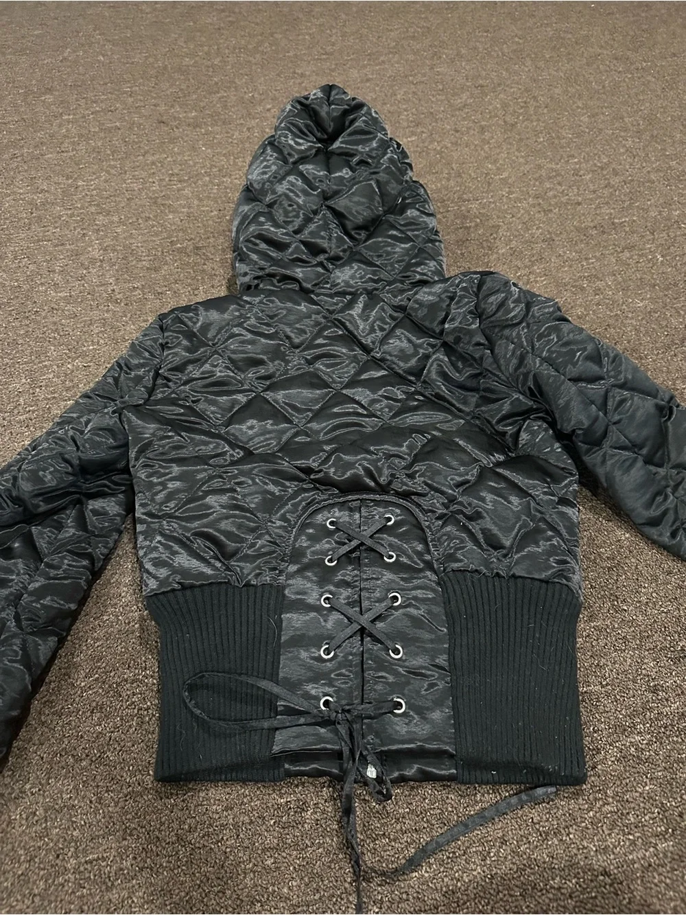 2B Bebe quilted bomber