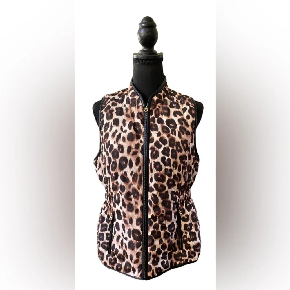 Chico’s: Animal Print Vest