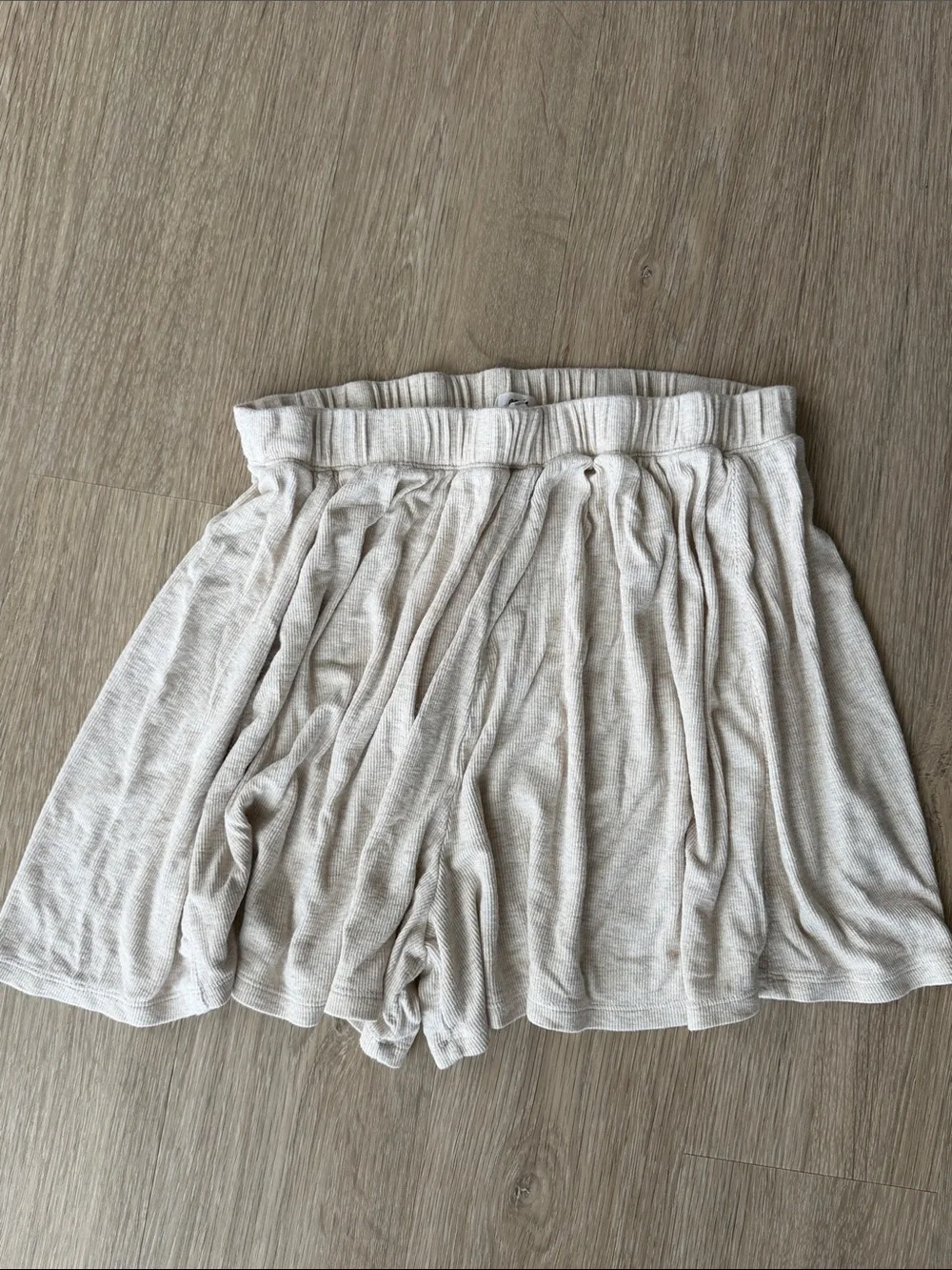 Aerie heather metallic Light Beige Women’s Relaxed PJ/Lounge Shorts