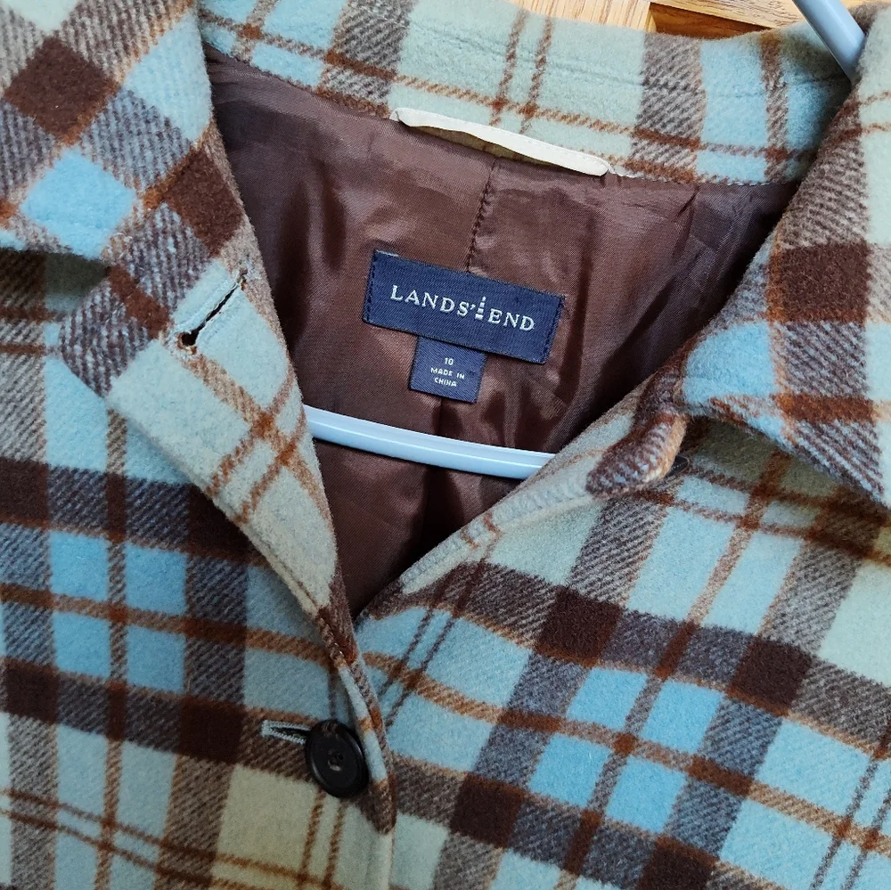 Lands End design breasted