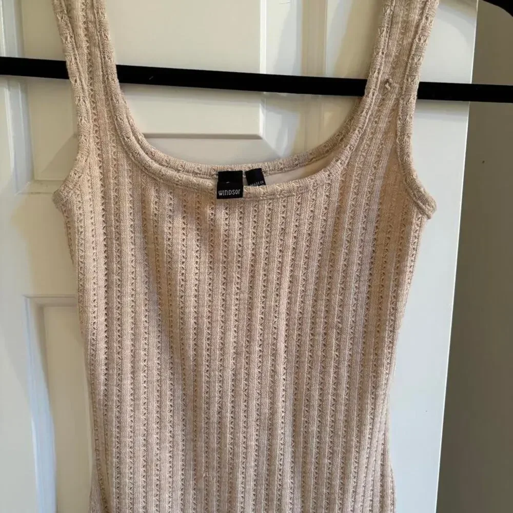 Windsor cream ribbed