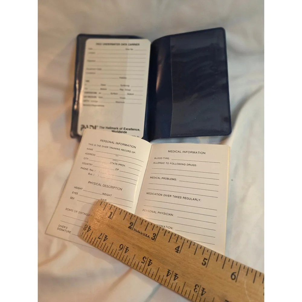 PADI underwater passport
