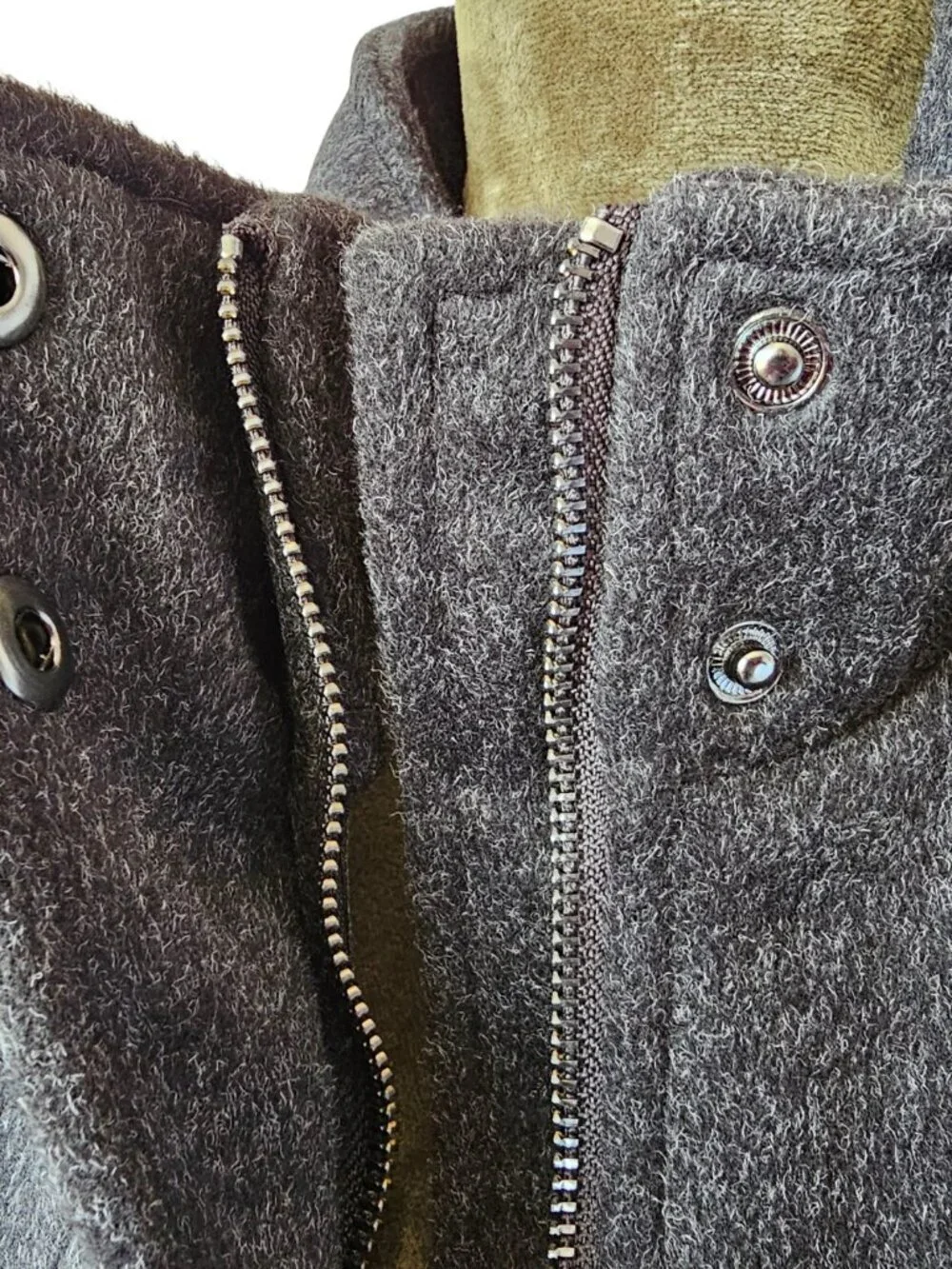 😍 NWT 😍 Banana Republic Brushed Short Jacket, Charcoal Gray, Size S