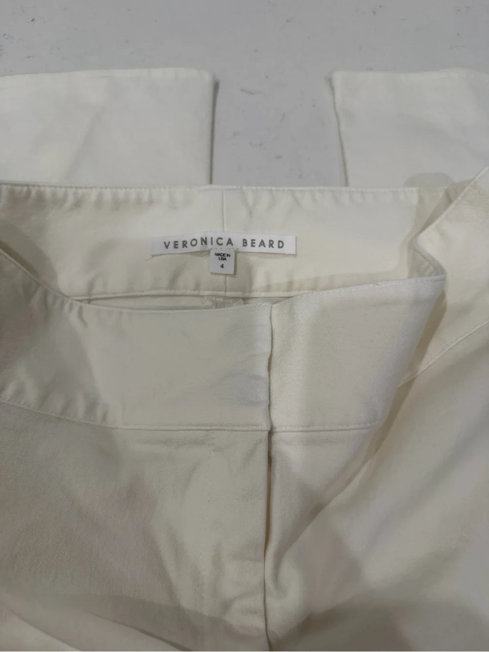 Veronica Beard Cream Pants Size 4