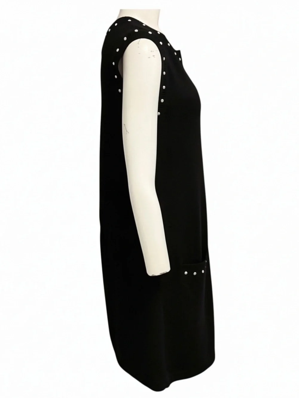 CHANEL black faux