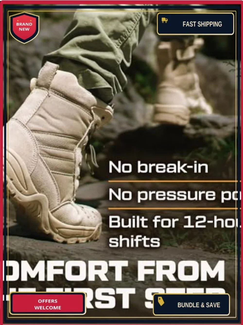 N/A men’s tactical