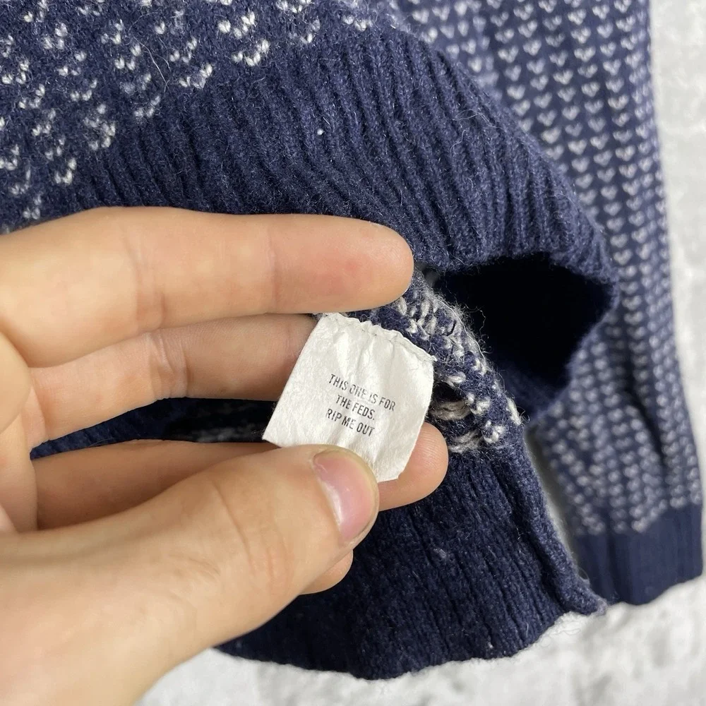Taylor Stitch Merino Wool Cashmere Sweater Mens 40 (shrunk to mens XS) READ**