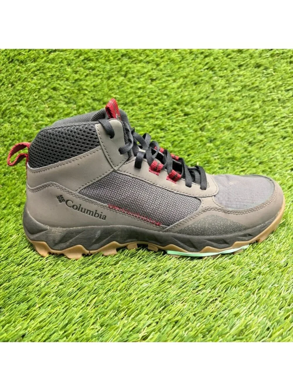 Columbia Flow Centre Mens Size 7 Dark Gray Athletic Outdoor Trail Hiking Shoes