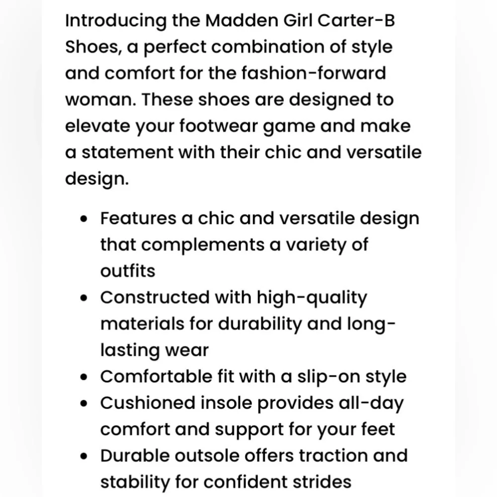 Madden Girl Carter-B shoes‎ lug sole Y2K vibes size 6.5