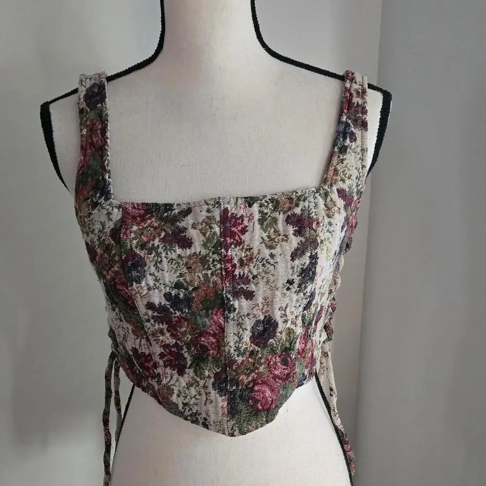 Altard state floral corset top large