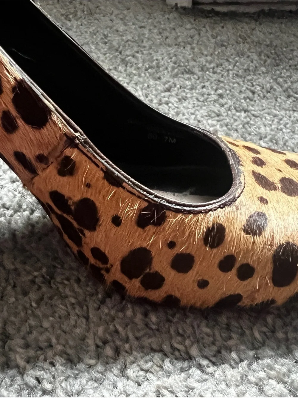 Tory Burch leopard pony