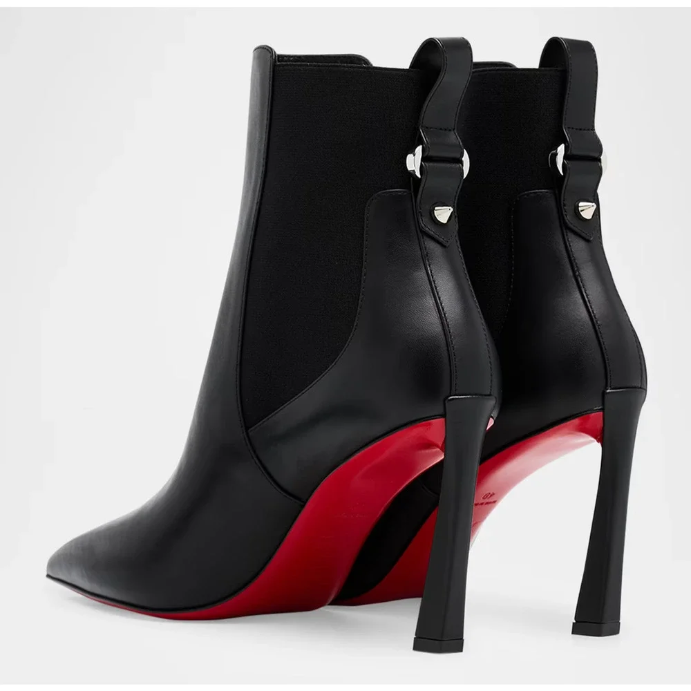 Christian Louboutin ankle spike 100%