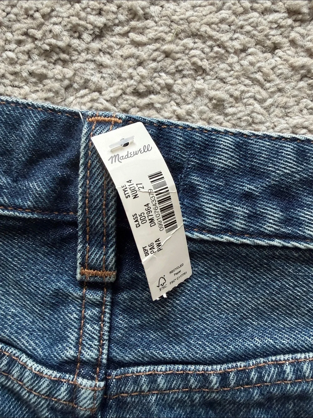 Madewell high rise