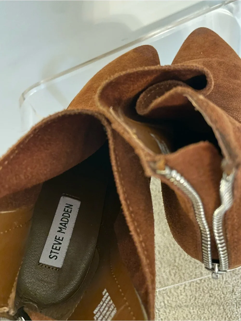 Steve Madden chic cognac