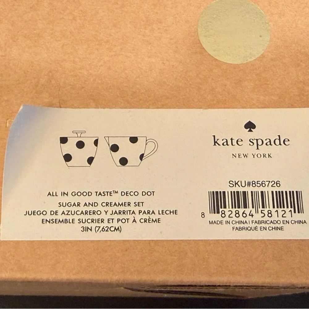 Kate Spade Lenox nwt kate