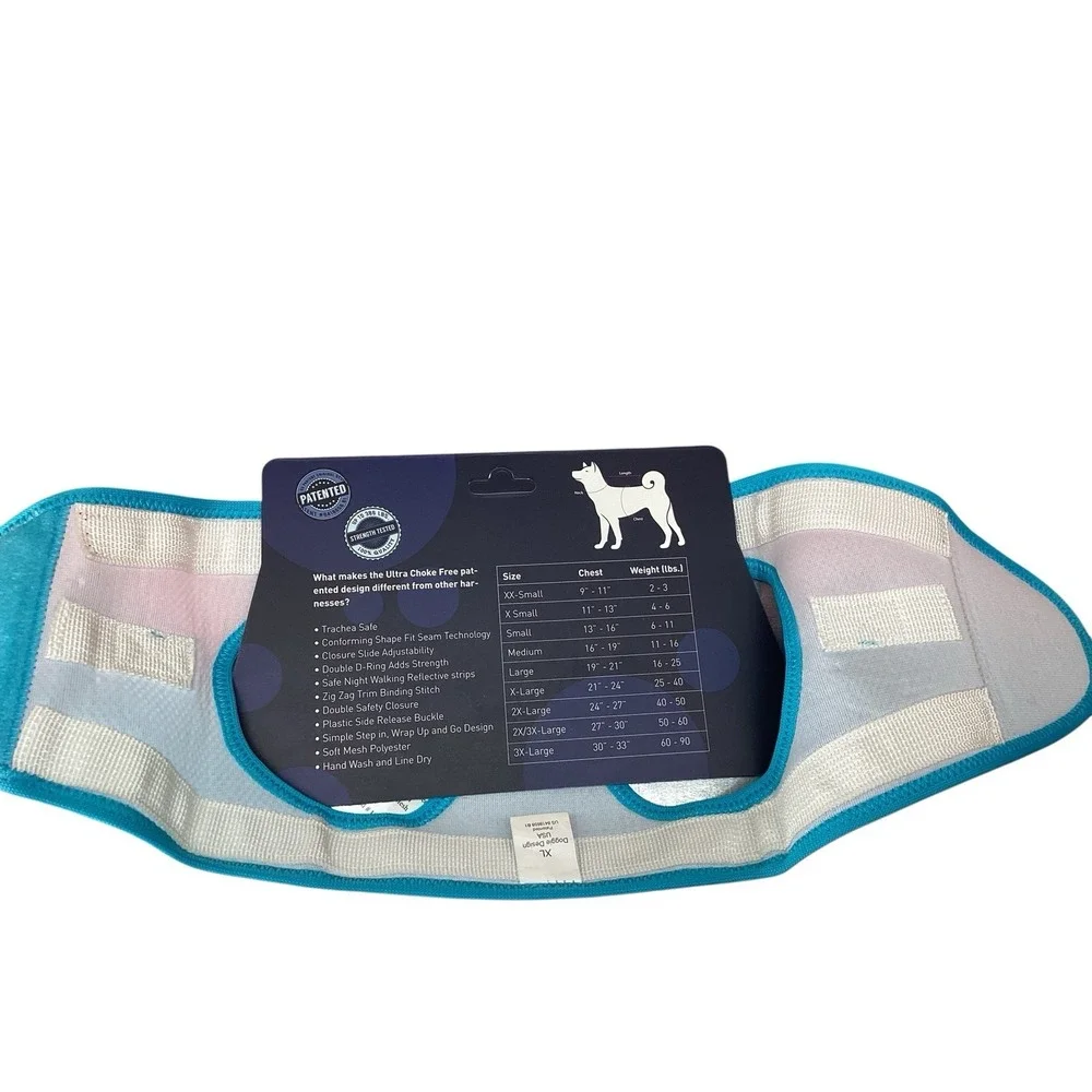 Doggie Design|American‎ River Choke Free Dog Harness|Ombre - Sugar Plum| 2XL/3XL