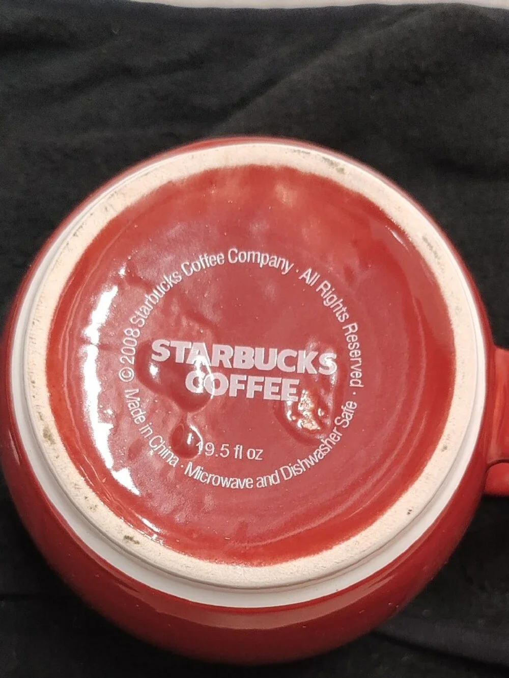 Starbucks bold red