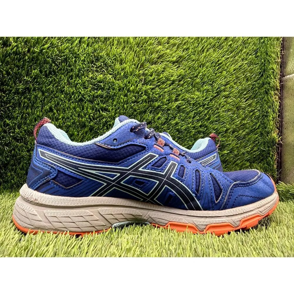 Asics Gel-Venture 7 1012A476 Athletic Sneaker Women's 6.5 Blue Leather Training